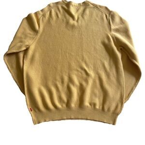 Izod Yellow V-Neck Sweater Size XL